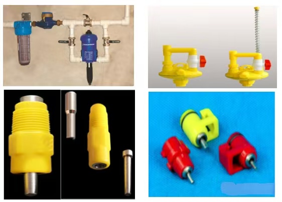 Medication Dosers Pressure Regulators Round or Square Pipes Water Nipples